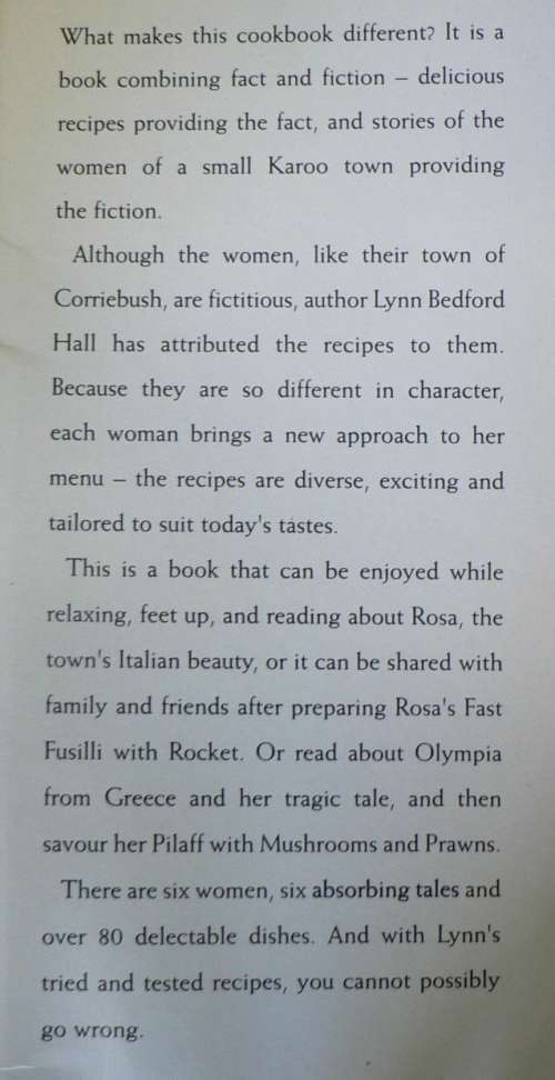 Fig Jam and Foxtrot, Karoo stories and recipes by Lynn Bedford Hall