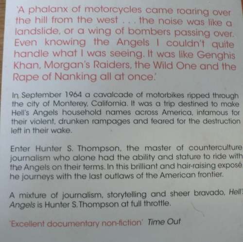 Hell`s Angels by Hunter S. Thompson(American counterculture)