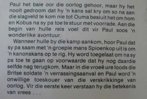 Nag op Spioenkop deur Jenny Seed(jeugverhaal uit die tyd van die Boereoorlog)