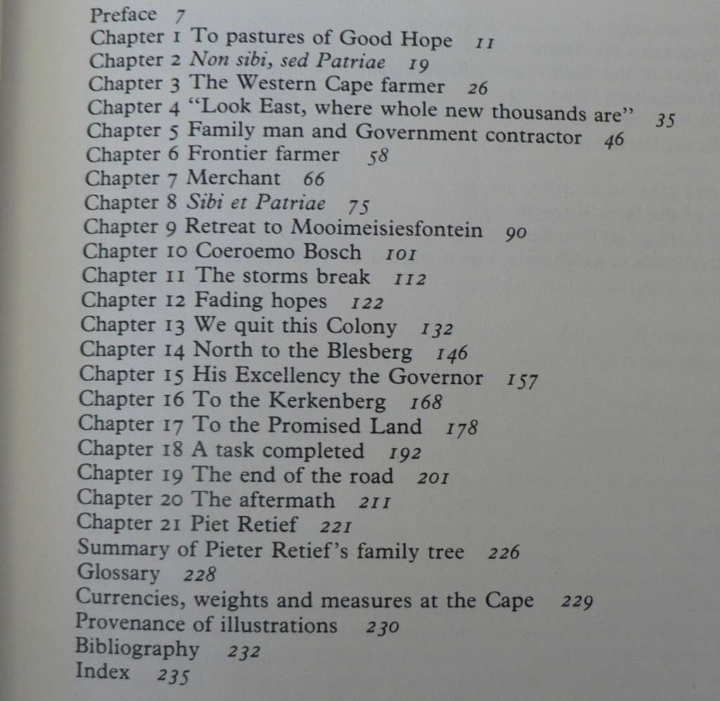 In the steps of Piet Retief by Eily and Jack Gledhill