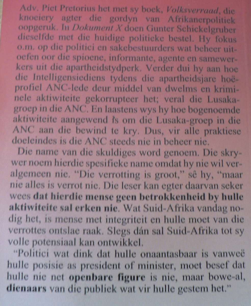 Dokument X deur deur Gunter Schickelgruber