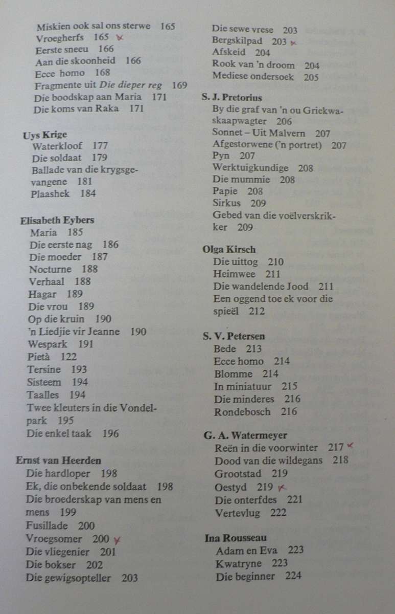 Afrikaanse verse, byeengebring deur D.F. Malherbe(digbundel)