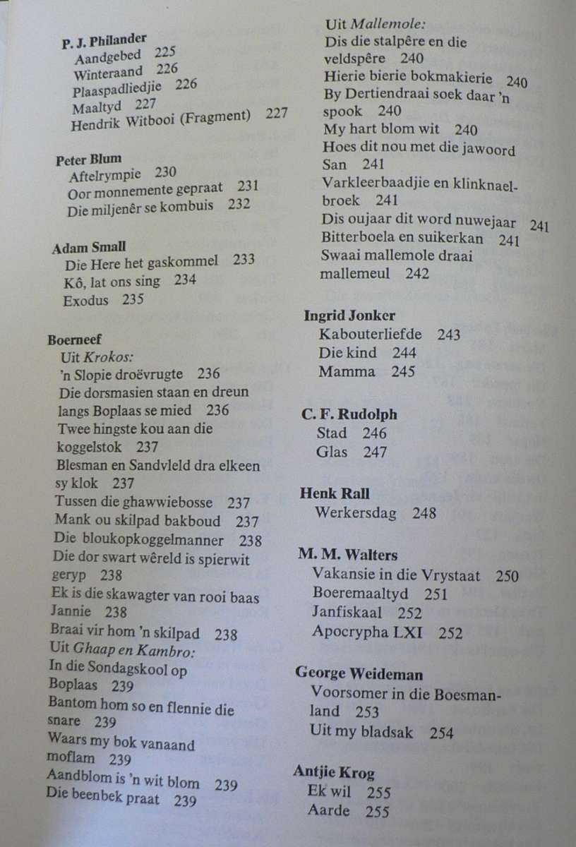 Afrikaanse verse, byeengebring deur D.F. Malherbe(digbundel)