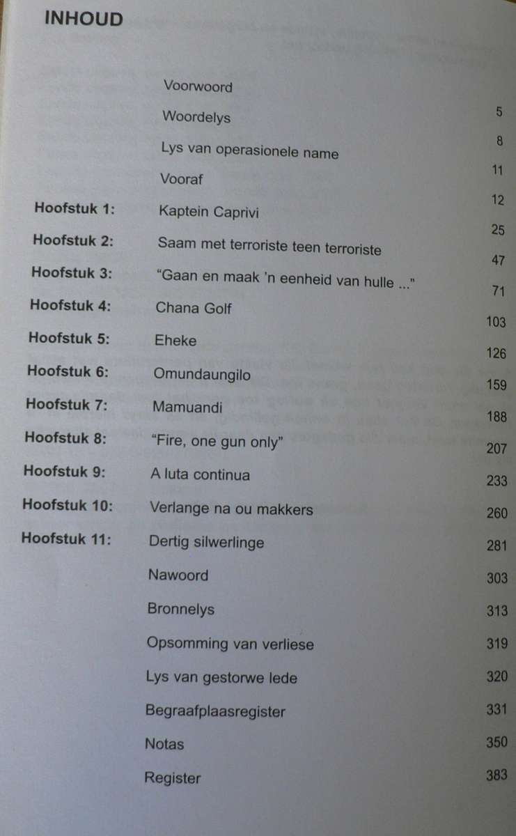 Die Buffel Struikel L.J. Bothma(border/bushwar)