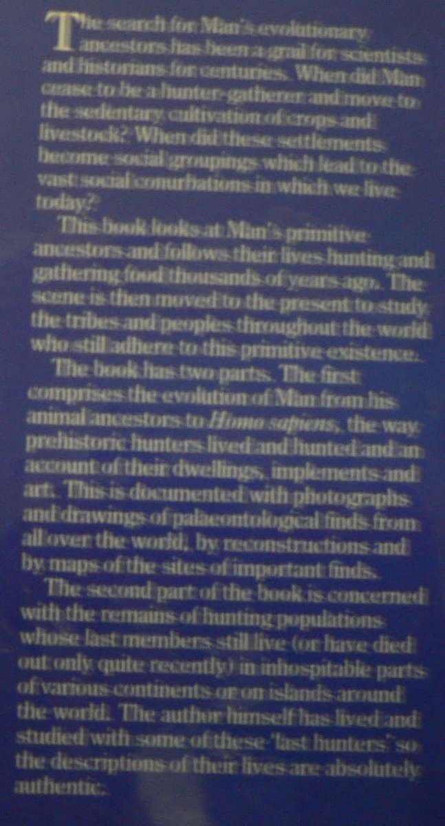 Primitive Hunters, a search for Man the hunter by Jan Jelenik