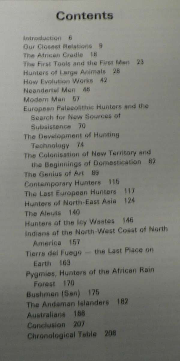 Primitive Hunters, a search for Man the hunter by Jan Jelenik