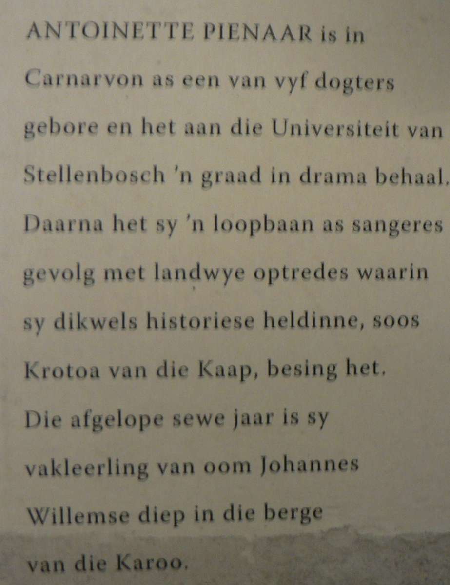 Kruidjie roer my nie deur Antoinette Pienaar