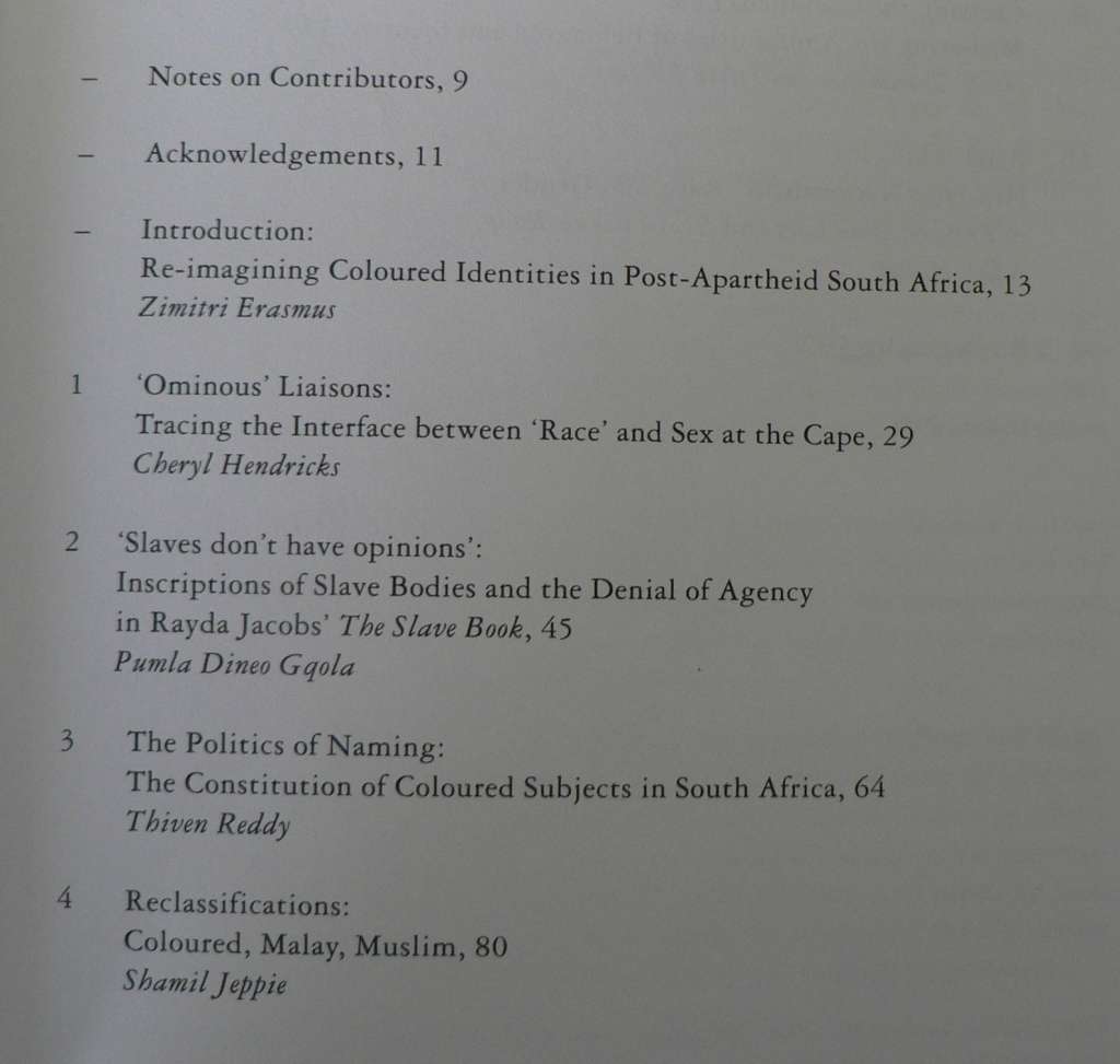 Coloured by history, shaped by place(Coloured identity in Cape Town)