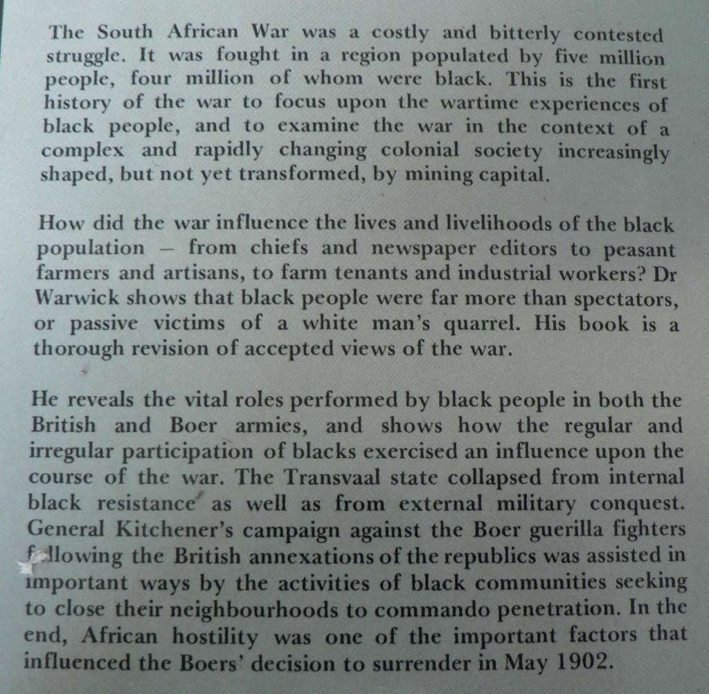 Black people and the South African War by Peter Warwick