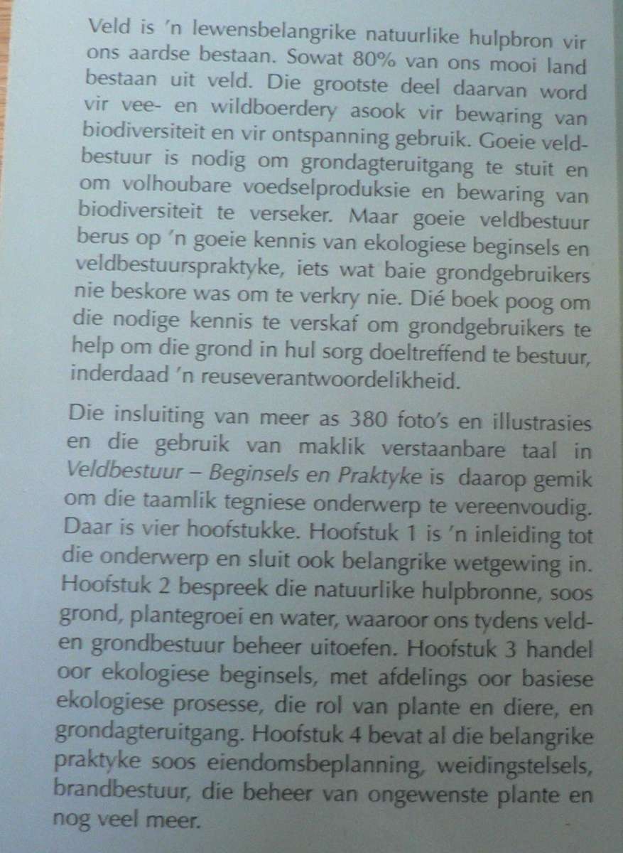 Veldbestuur, beginsels en praktyke deur Frits van Oudtshoorn