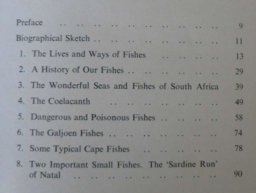 Our Fishes by Prof. JLB Smith