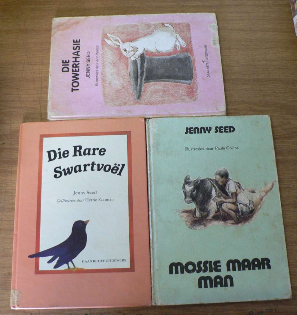 3 X Afrikaanse boekies deur Jenny Seed