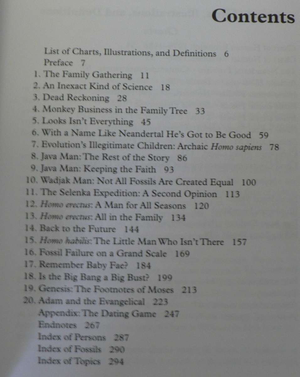 Bones of Contention by Marvin Lubenow (creationist assessment of human fossils)(thouht provoking)