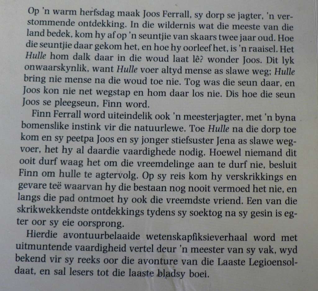 Die Jagter deur Douglas Hill(Afrikaanse wetenskapfiksie/fantasie)