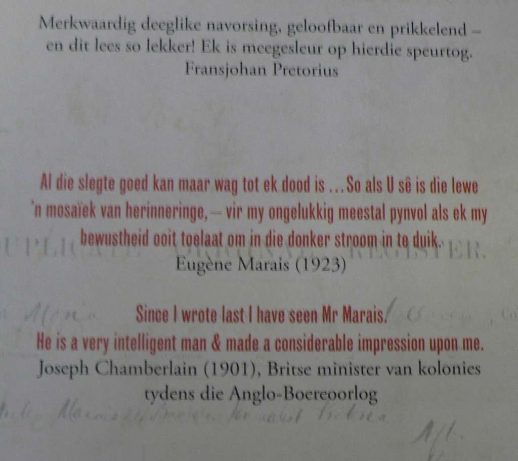 Donker stroom, Eugene Marais en die Anglo-Boereoorlog deur Carel vd Merwe