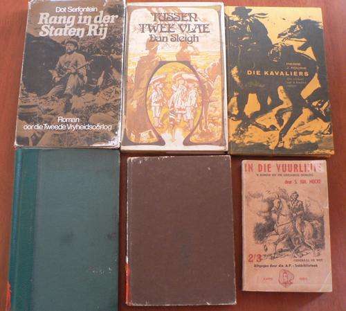 Boereoorlogromans x 6  (Kleinhond stock clearance)