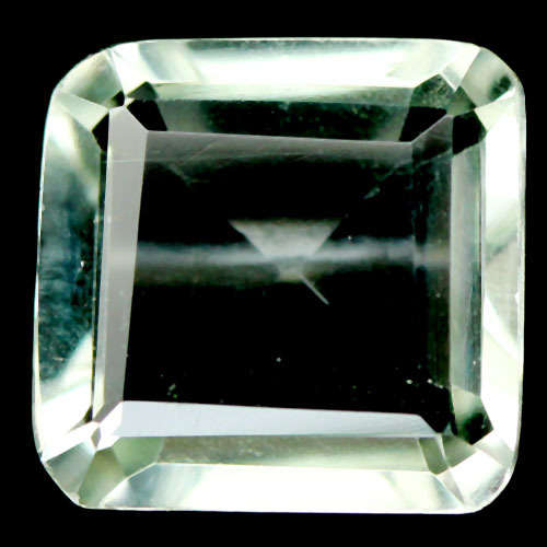 5.24 ct - Uruguay Amethyst - Natural - Green - Cushion - Flawless Gemstone @R1 START