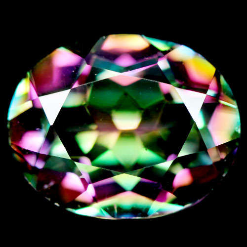 2.52 ct - Mystic Quartz Africa - Natural - Multicolor - Oval - Flawless Gemstone @R1 START