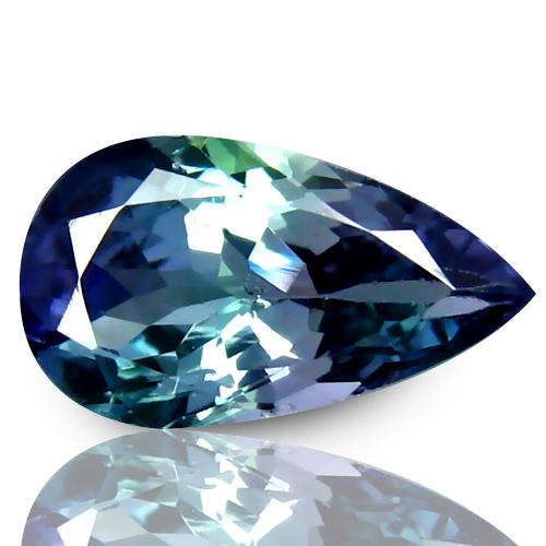 2.11 ct  AA+ Pear Greenish Blue Tanzanite - Retail : R17000.00
