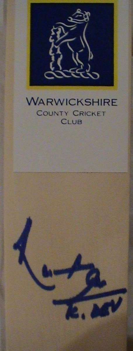 R1 START -Mini Cricket Bat Hand Signed By Kapil Dev Including PHOTO PROOF!!!!!