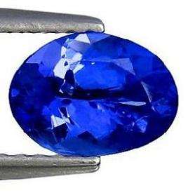 1.09 Ct - SUPREME INTENSE PURPLE TANZANITE AAAA+ OVAL - PRICED TO SELL -WOW