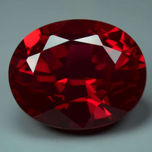 CHATHAM RUBY SALE @ R1 START - 22.50CT - FLAWLESS - OVAL CUT - BLOOD RED
