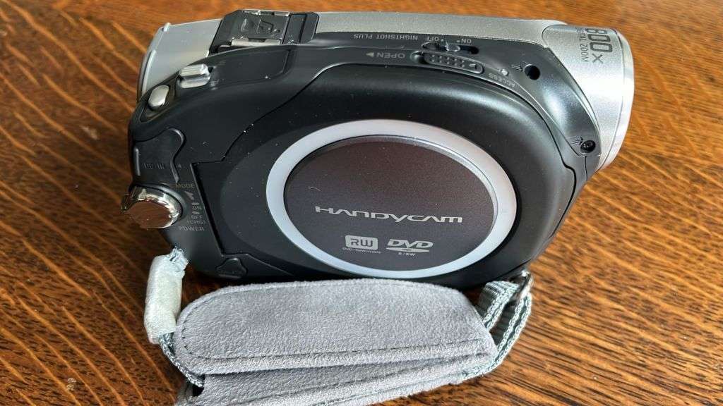 Sony Handy Cam in a Bag with Paperwork