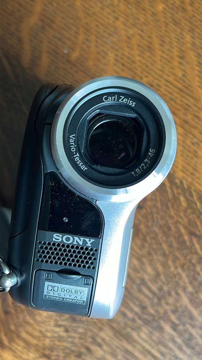 Sony Handy Cam in a Bag with Paperwork