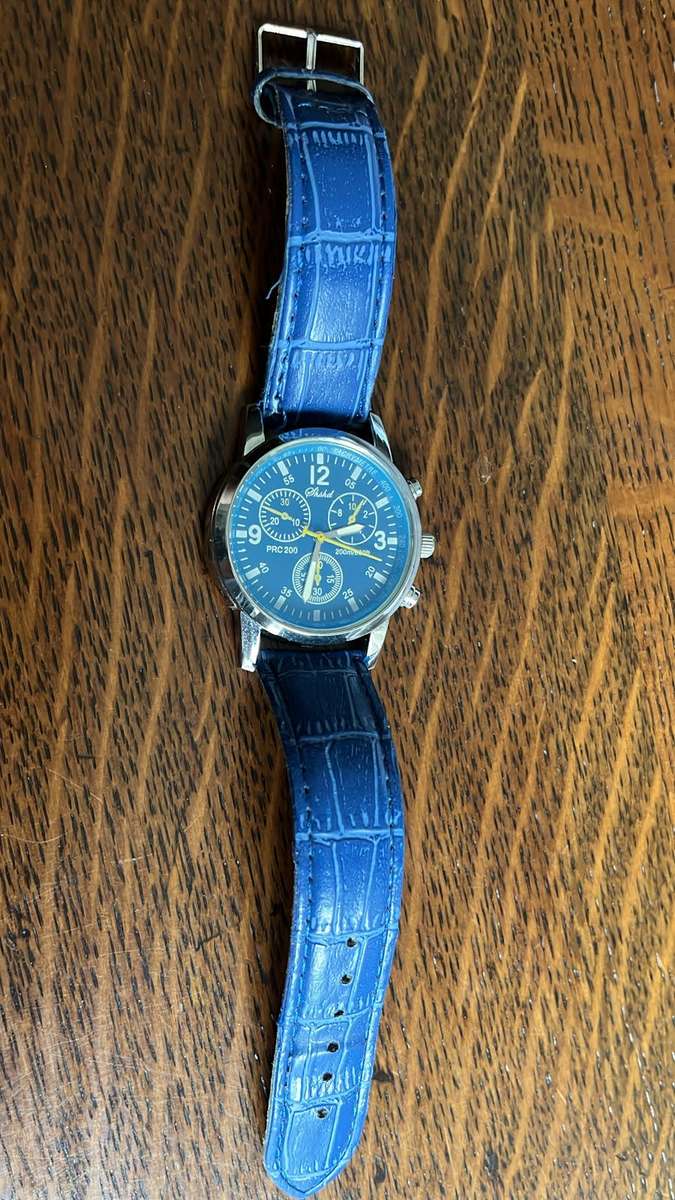 Fashion Watch - Blue and Silver, details below