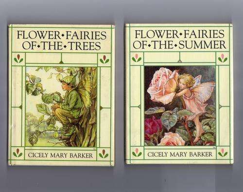 Three CICELY MARY BARKER books FLOWER FAIRIES OF THE TREES/SUMMER/GARDEN