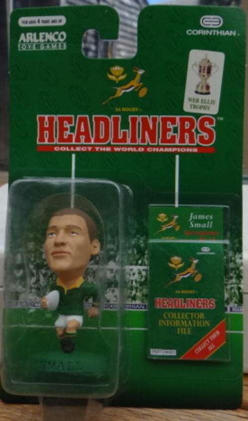 ARLENCO HEADLINERS SPRINGBOKS COLLECTION : JAMES SMALL