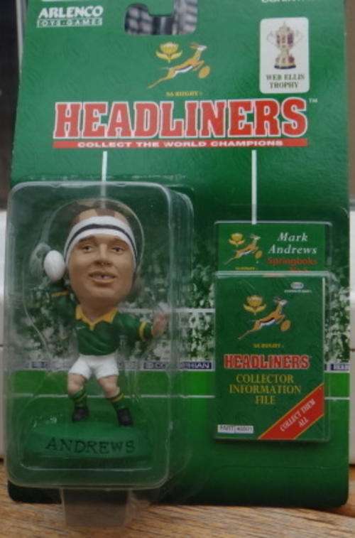 ARLENCO HEADLINERS SPRINGBOKS COLLECTION : MARK ANDREWS