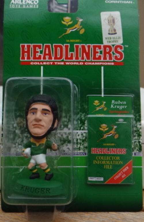 ARLENCO HEADLINERS SPRINGBOKS COLLECTION : RUBEN KRUGER