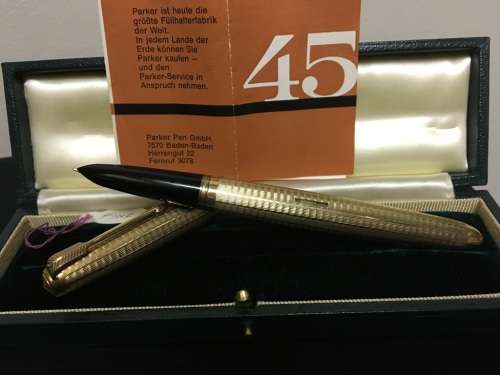 9ct Gold Parker 45 Fountain Pen