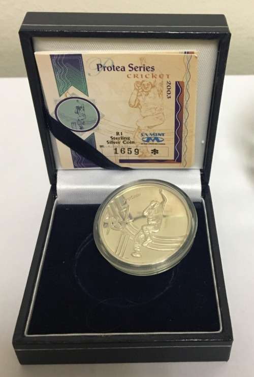 2003 PROTEA SERIES CRICKET R1.00 PROOF