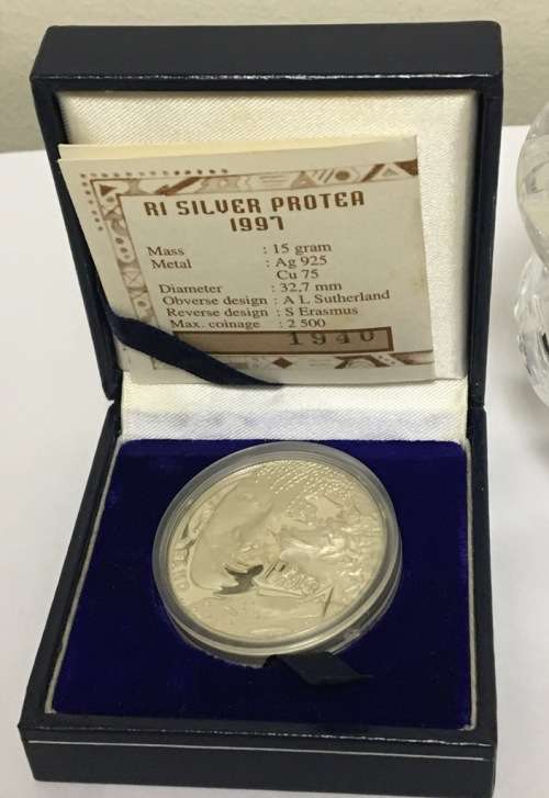 1997 PROTEA SERIES WOMEN OF SOUTH AFRICA R1.00 PROOF