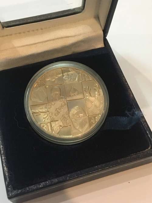 1998 PROTEA SERIES SILVER R1.00 YEAR OF THE CHILD