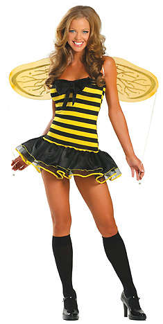 2010 sexy lingerie- cosplay corset -sexy bee costume -free shipping