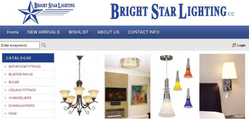 CEILING FAN REMOTE 3 BLADE BRIGHT STAR - FCF038 WHITE