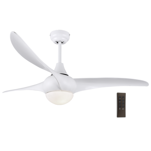 CEILING FAN 3 BLADES 132CM FCF050 WHITE REMOTE BRIGHT STAR