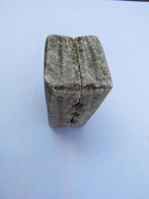 Marble Stone Block Musket Bullet Mould - Rare Vintage Handmade.