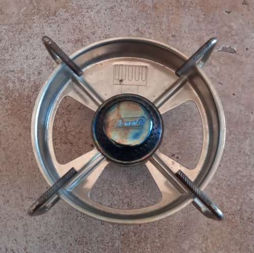 Coleman mini gas back-packing stove.