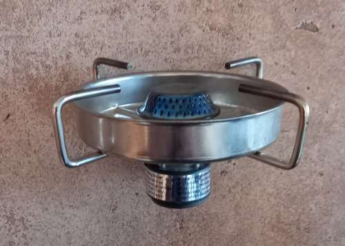 Coleman mini gas back-packing stove.