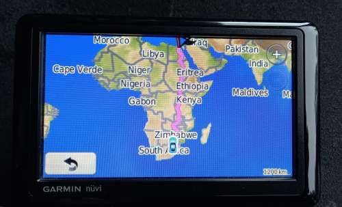Garmin nüvi GPS model 1410, with additional Tracks4Africa micro SD card 1310.02