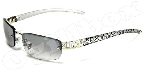 DG Eyewear Sunglasses. Original fashion brand - 682c Silver
