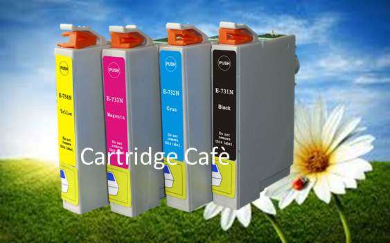 Epson T0731 Compatible SET. BLACK,CYAN,MAGENTA,YELLOW-4 cartridges