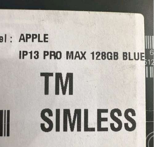 IPhone 13 pro max 128 GB Sierra blue