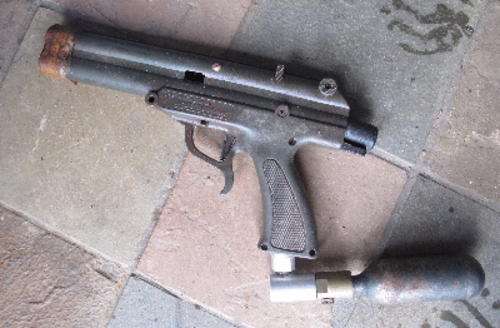 SPLATMASTER - Pump Action paintball hand marker!!!!!!!