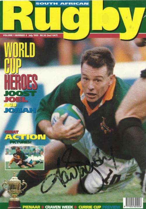 Originally signed Picture of Joel Stransky