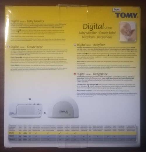 Tomy Digital SR200 Baby Monitor